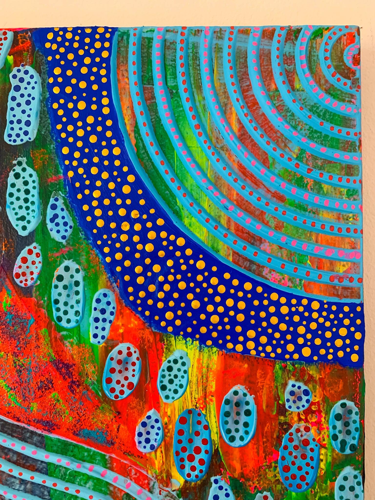 Acrylic textured painting - Eva38