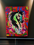 Acrylic textured painting - Anthony
