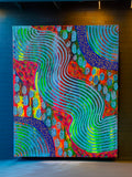 Acrylic textured painting - Eva38