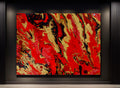 Acrylic fluid painting - Ladybird