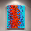 Acrylic textured painting - Valencia